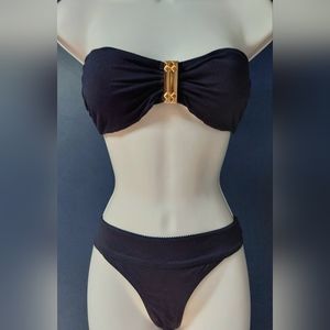 BCBG bikini with gold accents